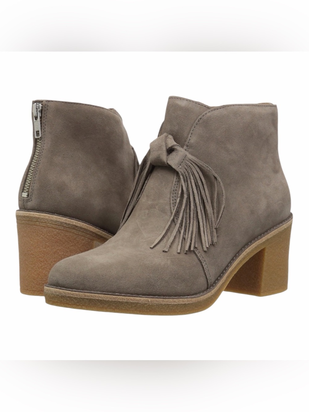 UGG Women's CORIN MOUSE Grey Suede Ankle Boots